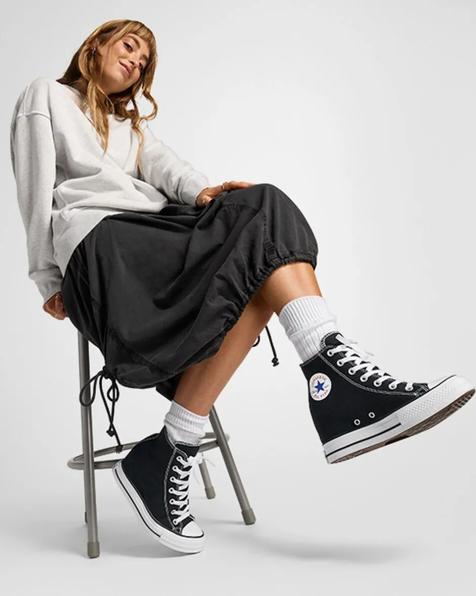 Converse Modelli Alti|Modelli Con Platform<Chuck Taylor All Star Wedge Platform Nero/Rosso/Navy