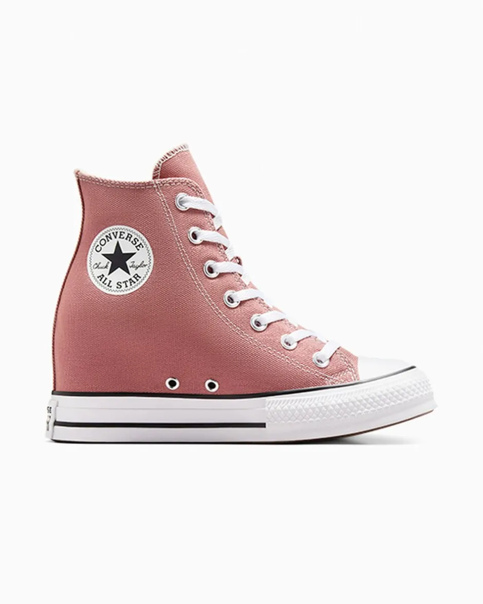 Converse Modelli Alti|Modelli Bassi<Chuck Taylor All Star Wedge Platform red