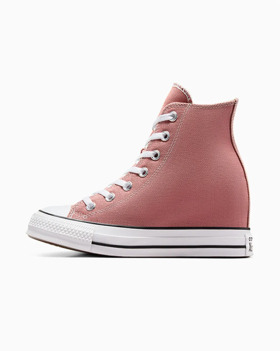 Converse Modelli Alti|Modelli Bassi<Chuck Taylor All Star Wedge Platform red