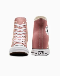 Converse Modelli Alti|Modelli Bassi<Chuck Taylor All Star Wedge Platform red