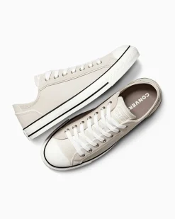 Converse Modelli Bassi|Calzata Larga<Chuck Taylor All Star Wide Leather & Suede Argilla calda/Egret/Nero