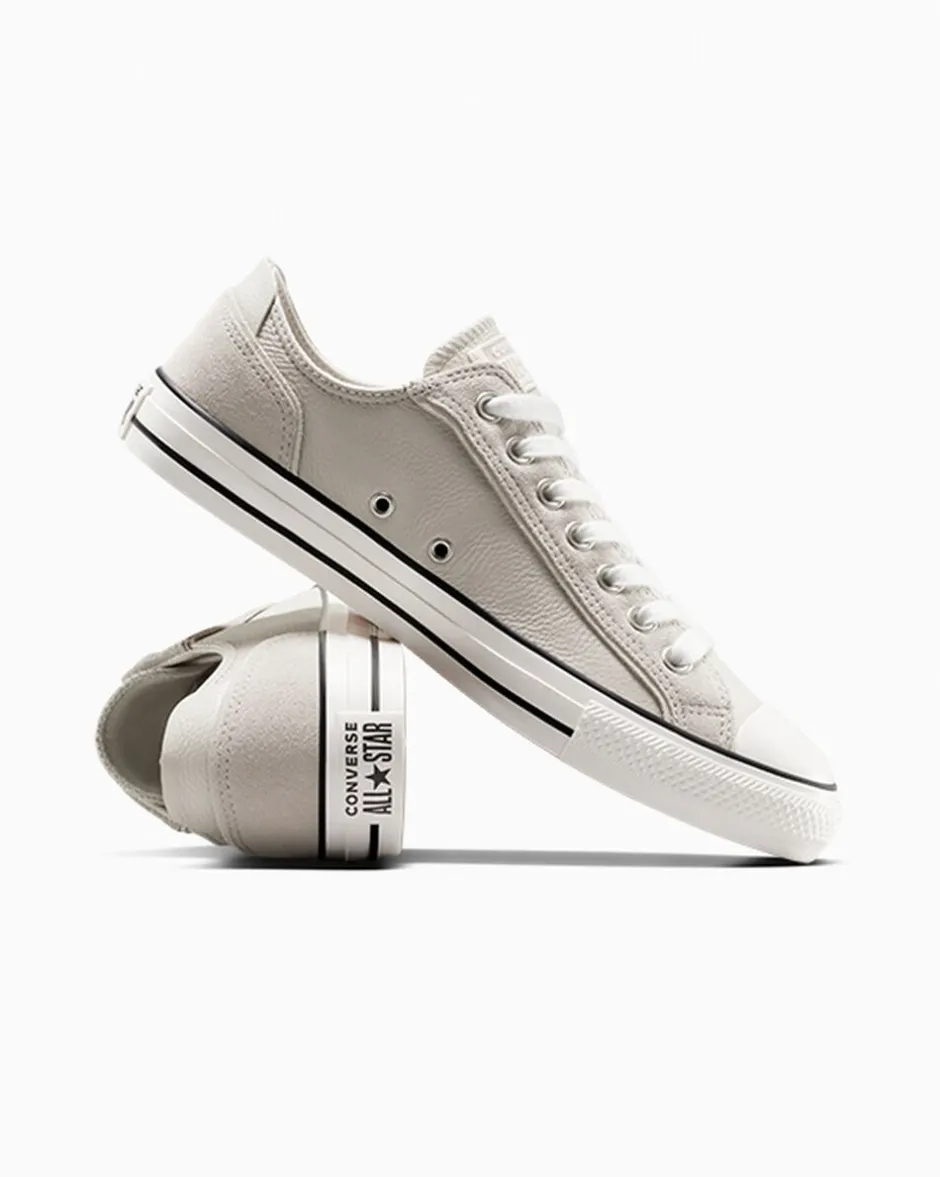 Converse Modelli Bassi|Calzata Larga<Chuck Taylor All Star Wide Leather & Suede Argilla calda/Egret/Nero