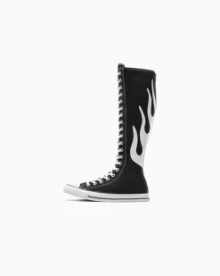 Converse Modelli Alti<Chuck Taylor All Star XXHi LTD White Flame Black White Flame