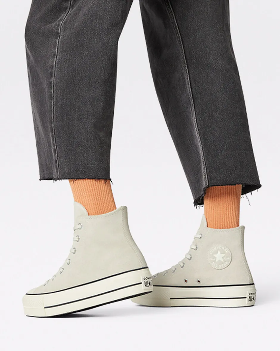 Converse Modelli Alti|Modelli Con Platform<Cold Fusion Platform Chuck Taylor All Star Egret/Nero/Egret