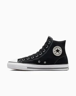 Converse Modelli Alti|Modelli Alti<CONS Chuck Taylor All Star Pro Suede Nero/Nero/Bianco