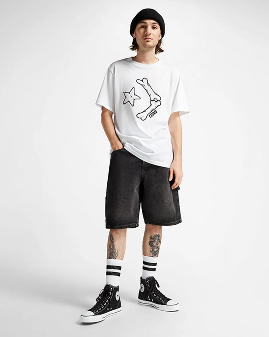 Converse Modelli Alti|Modelli Alti<CONS Chuck Taylor All Star Pro Suede Nero/Nero/Bianco