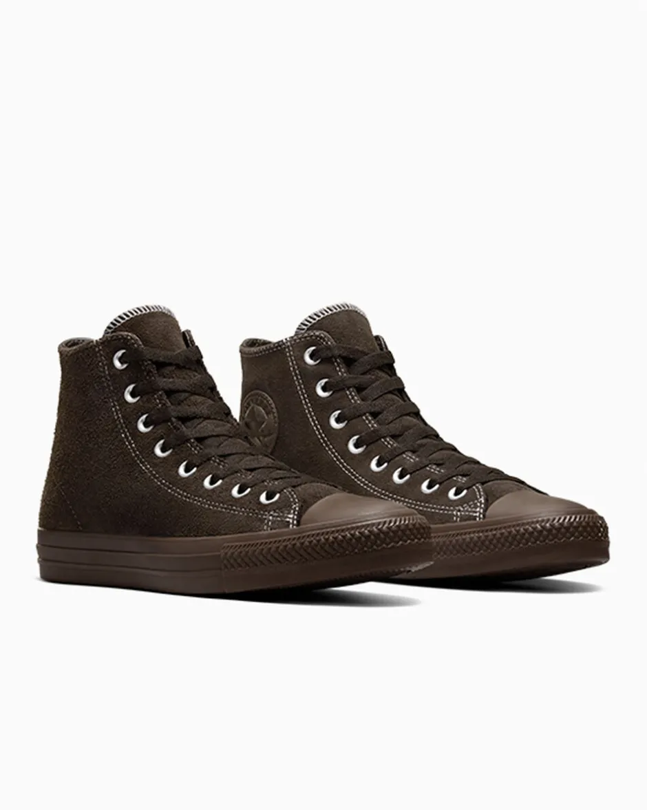 Converse Modelli Alti<CONS Chuck Taylor All Star Pro Suede Caffè fresco/Marrone/Caffè fresco