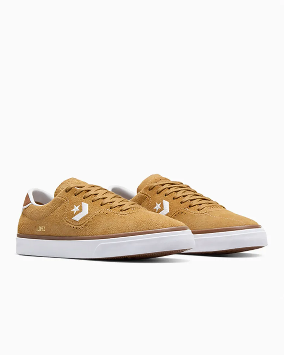 Converse Modelli Bassi|Modelli Bassi<CONS Louie Lopez Pro Suede Fungo marrone chiaro/Whisky scuro