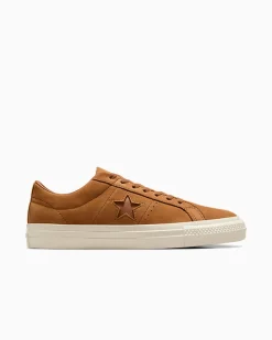 Converse Modelli Bassi<CONS One Star Pro Nubuck Warm Tan/Egret/Warm Tan