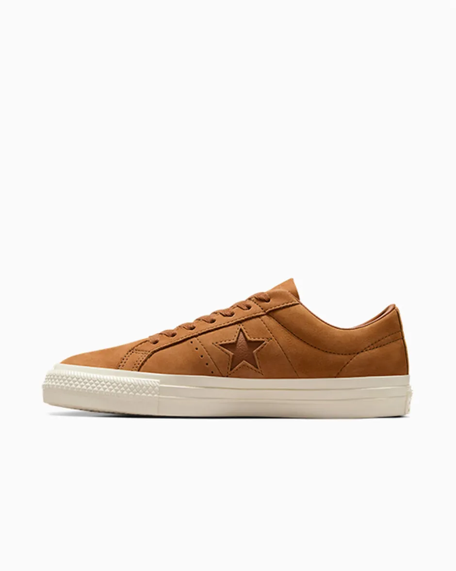 Converse Modelli Bassi<CONS One Star Pro Nubuck Warm Tan/Egret/Warm Tan