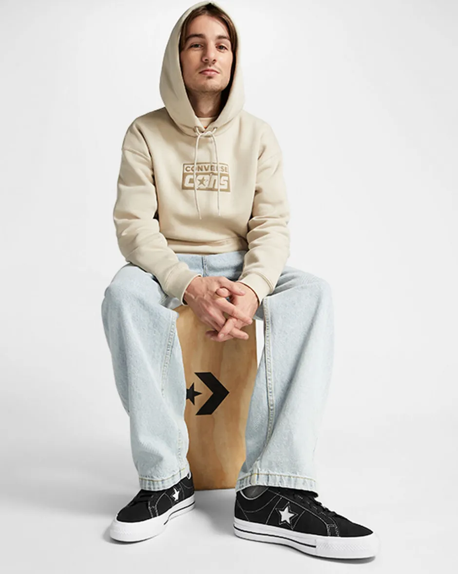 Converse One Star|One Star<CONS One Star Pro Suede Nero/Nero/Bianco