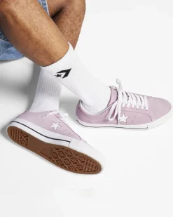 Converse Modelli Bassi|One Star<CONS One Star Pro Suede Stardast Lilac/Bianco/Nero