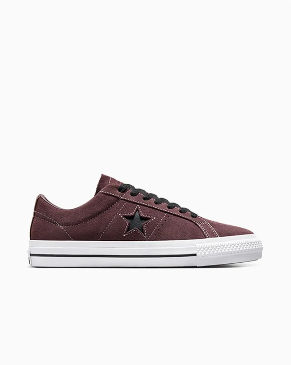 Converse One Star|One Star<CONS One Star Pro Suede Marrone intenso/Nero/Bianco