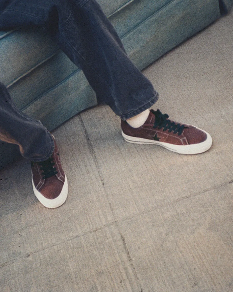 Converse One Star|One Star<CONS One Star Pro Suede Marrone intenso/Nero/Bianco