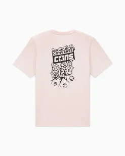 Converse Maglie E T-Shirt<CONS Skeleton Grip T-Shirt Blush Hush
