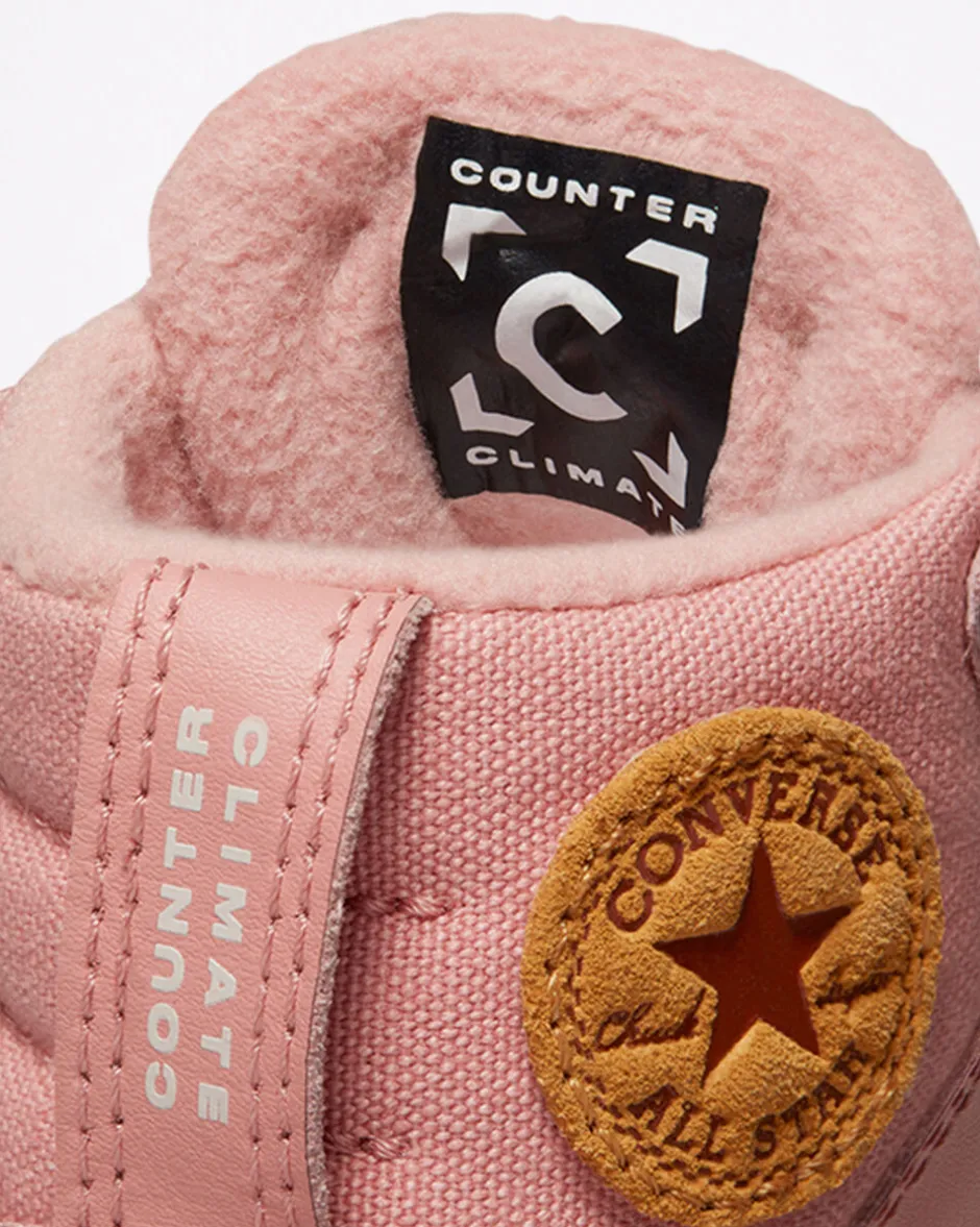 Converse Neonati E Bimbi Piccoli (Età 0-4 Anni)|Bambini (Età 4-8 Anni)<Color Leather Easy-On Chuck Taylor All Star Berkshire Boot Rosa ruggine/Rosa ruggine/Stucco beige