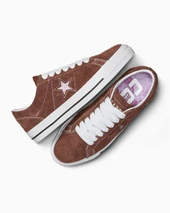 Converse Modelli Bassi|Modelli Bassi<CONS x Quartersnacks One Star Pro Marrone chiodi di garofano/Bianco/Ciliegia