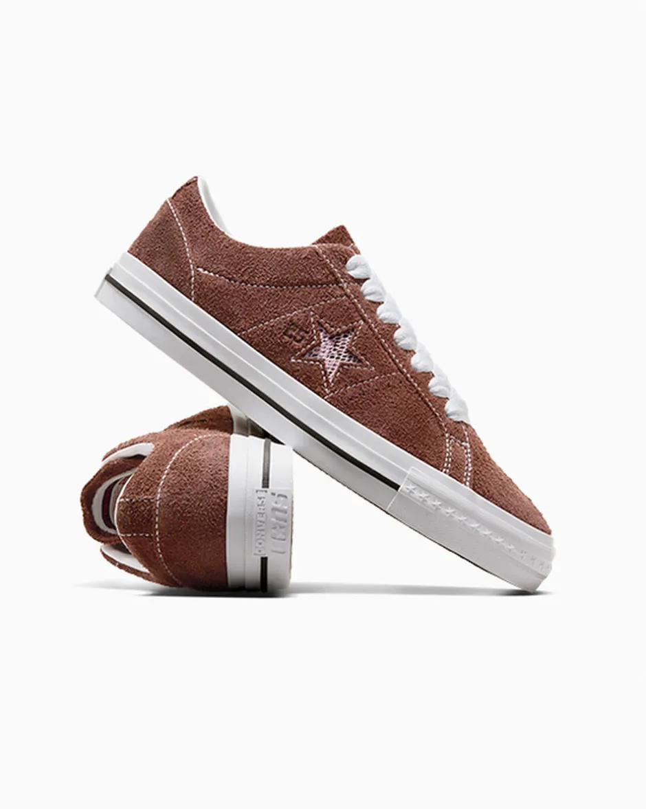 Converse Modelli Bassi|Modelli Bassi<CONS x Quartersnacks One Star Pro Marrone chiodi di garofano/Bianco/Ciliegia