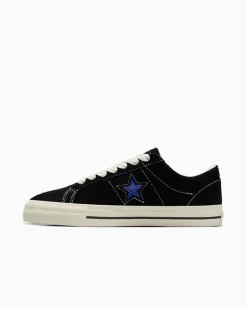 Converse Modelli Bassi|One Star<CONS x Quartersnacks One Star Pro Nero/Egret/Hyper Blue