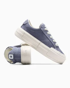 Converse Modelli Bassi<Cruise Suede Lavanda cenere/Bianco/Egret