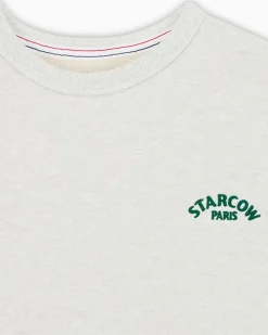 Converse Giacche E Felpe|Maglie E T-Shirt<Gold Standard Collection x Starcow Crew Neck Sweatshirt Light Grey Heather