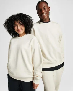 Converse Maglie E T-Shirt|Giacche E Felpe<Gold Standard Crew Sweatshirt Converse Egret