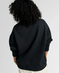 Converse Maglie E T-Shirt|Giacche E Felpe<Gold Standard Crew Sweatshirt Nero Converse