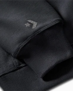 Converse Giacche E Felpe|Maglie E T-Shirt<Gold Standard Hoodie with Swarovski® Crystals Nero Converse