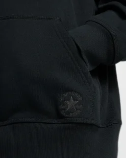 Converse Maglie E T-Shirt|Giacche E Felpe<Gold Standard Loose Fit Pullover Hoodie Converse Black