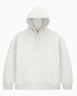 Converse Maglie E T-Shirt|Giacche E Felpe<Gold Standard Loose Fit Pullover Hoodie Grigio melange chiaro