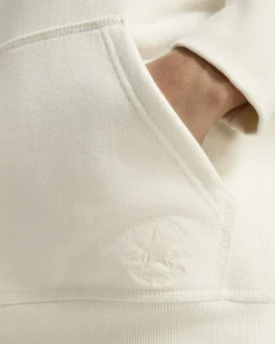 Converse Maglie E T-Shirt|Giacche E Felpe<Gold Standard Loose Fit Pullover Hoodie Converse Egret