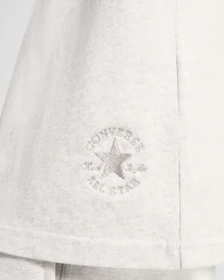 Converse Maglie E T-Shirt|Maglie E T-Shirt<Gold Standard Long Sleeve T-Shirt Grigio mélange rétro chiaro