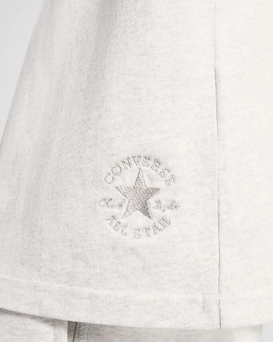 Converse Maglie E T-Shirt|Maglie E T-Shirt<Gold Standard Long Sleeve T-Shirt Grigio mélange rétro chiaro