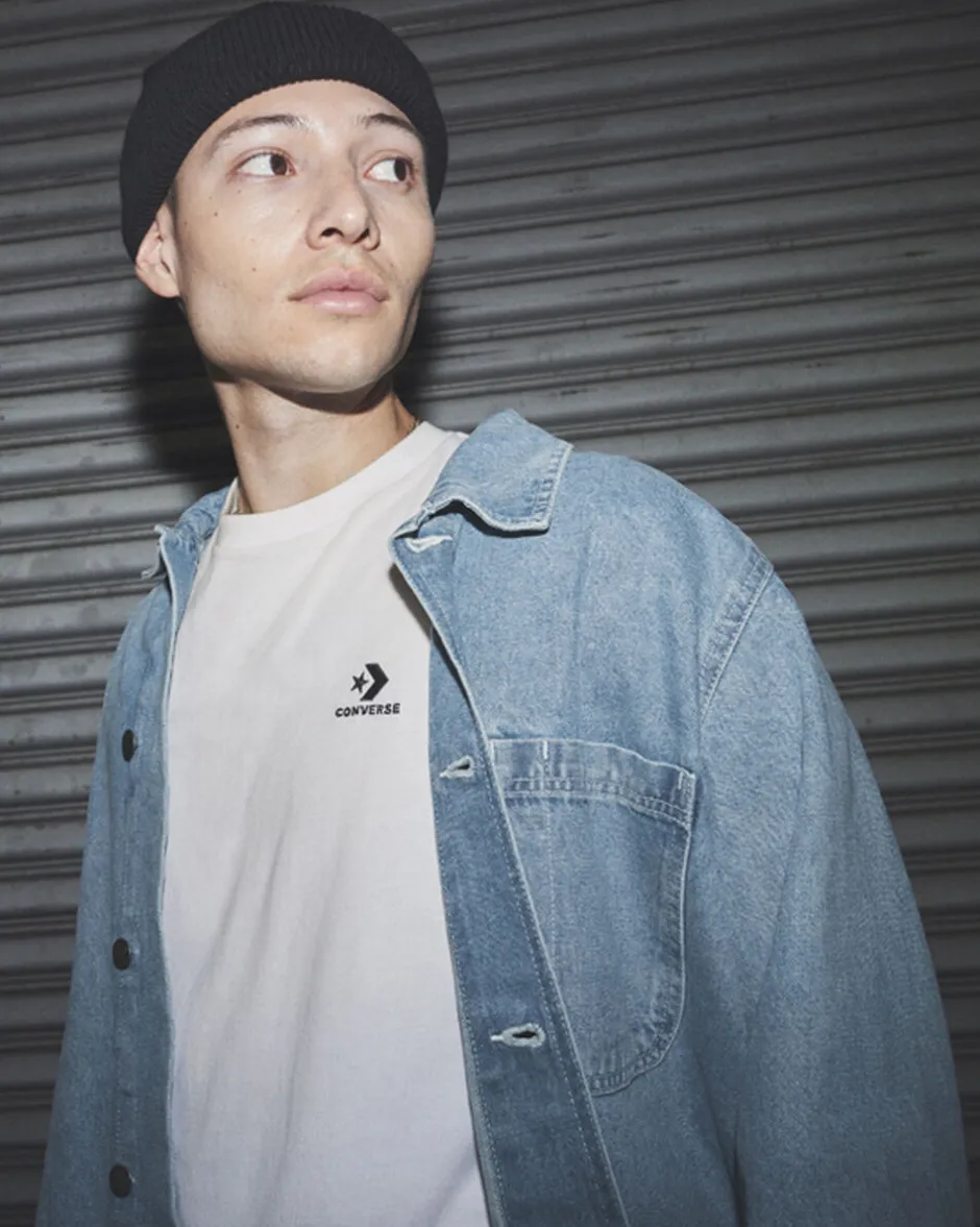 Converse Maglie E T-Shirt|Maglie E T-Shirt<Go-To Embroidered Star Chevron Standard Fit T-Shirt Bianco