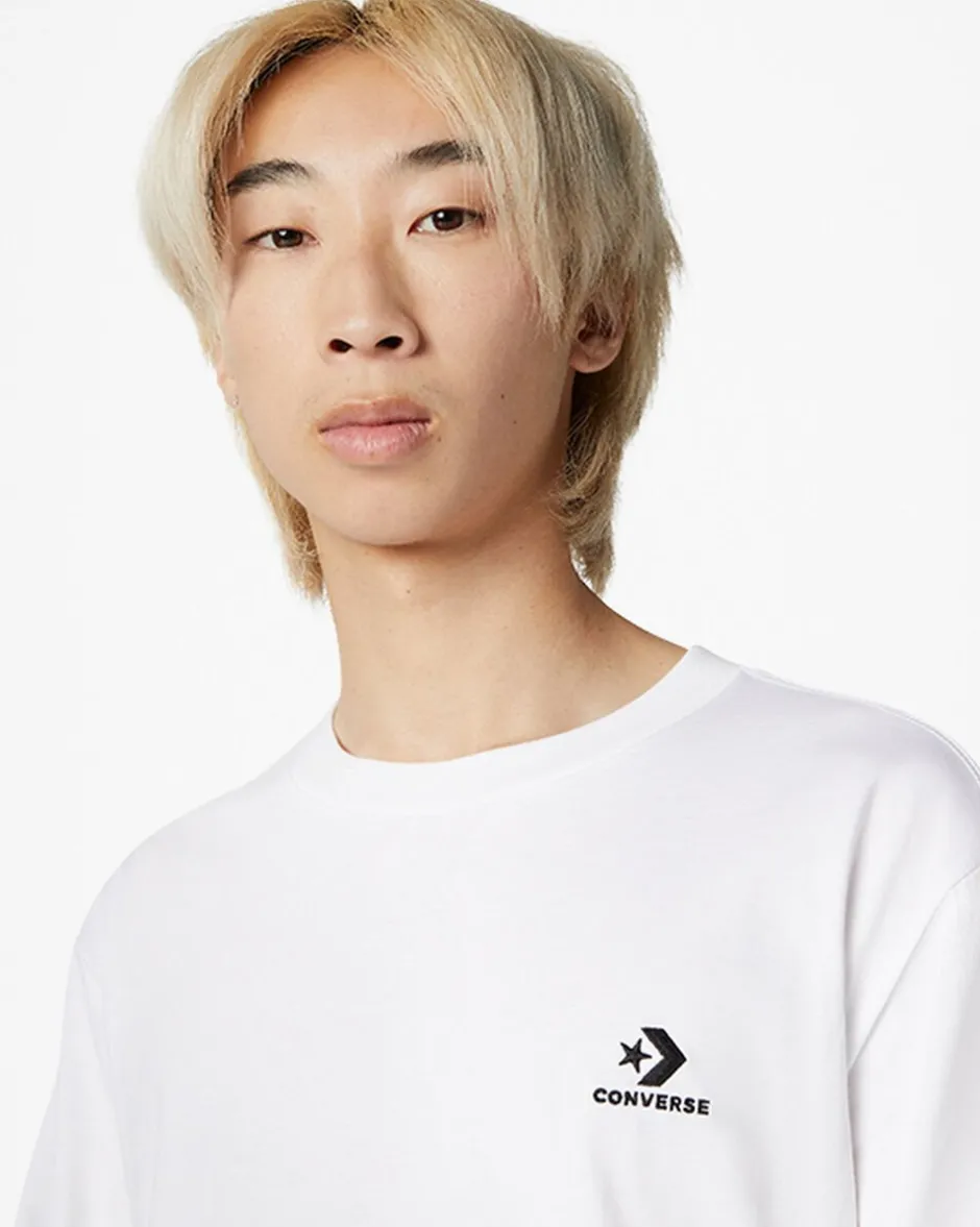 Converse Maglie E T-Shirt|Maglie E T-Shirt<Go-To Embroidered Star Chevron Standard Fit T-Shirt Bianco