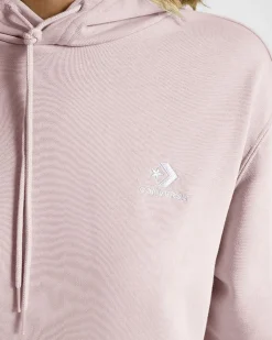 Converse Maglie E T-Shirt|Giacche E Felpe<Go-To Embroidered Star Chevron Standard Fit Pullover Hoodie Blush Hush
