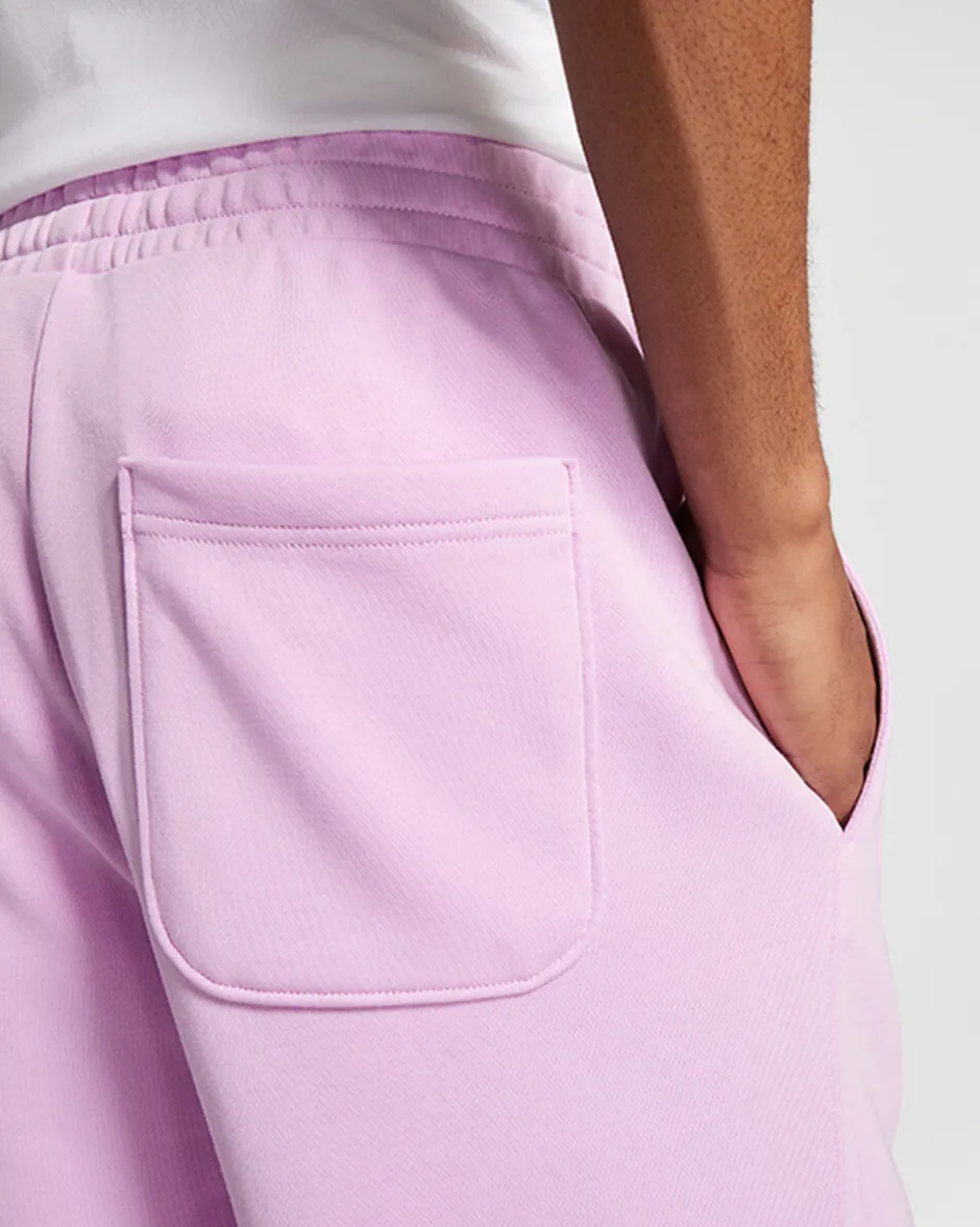 Converse Pantaloni E Shorts<Go-To Embroidered Star Chevron Standard Fit Fleece Short Lilla polvere di stelle