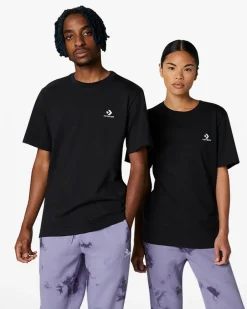 Converse Maglie E T-Shirt<Go-To Embroidered Star Chevron Standard Fit T-Shirt Nero
