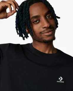 Converse Maglie E T-Shirt<Go-To Embroidered Star Chevron Standard Fit T-Shirt Nero