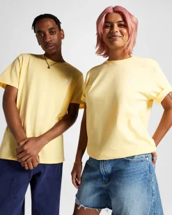 Converse Maglie E T-Shirt<Go-To Embroidered Star Chevron Standard Fit T-Shirt Bianco burro