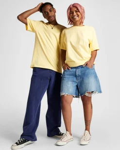 Converse Maglie E T-Shirt<Go-To Embroidered Star Chevron Standard Fit T-Shirt Bianco burro