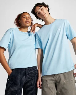 Converse Maglie E T-Shirt<Go-To Embroidered Star Chevron Standard Fit T-Shirt Blu cielo