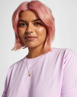 Converse Maglie E T-Shirt<Go-To Embroidered Star Chevron Standard Fit T-Shirt Lilla polvere di stelle