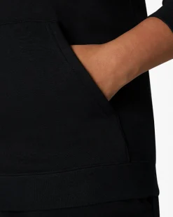 Converse Maglie E T-Shirt|Giacche E Felpe<Go-To Embroidered Star Chevron Standard Fit Fleece Hoodie Nero Converse