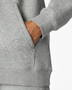 Converse Maglie E T-Shirt|Giacche E Felpe<Go-To Embroidered Star Chevron Standard Fit Fleece Hoodie Grigio vintage melange