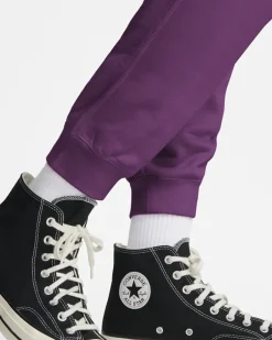 Converse Pantaloni E Shorts<Go-To Embroidered Star Chevron Standard Fit Fleece Sweatpant Quantum Violet
