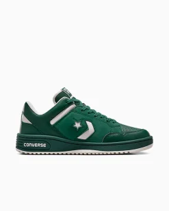 Converse Modelli Bassi|Modelli Bassi<Weapon Leather Verde invidia/Egret/Egret