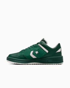 Converse Modelli Bassi|Modelli Bassi<Weapon Leather Verde invidia/Egret/Egret