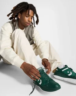 Converse Modelli Bassi|Modelli Bassi<Weapon Leather Verde invidia/Egret/Egret