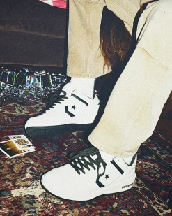 Converse Modelli Bassi<Weapon Leather Verde invidia/Bianco vintage